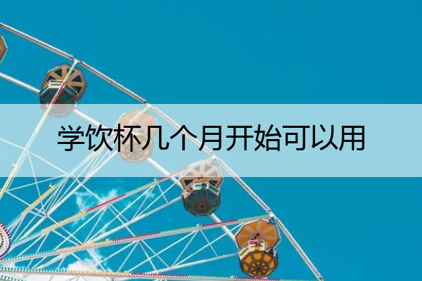学饮杯几个月开始可以用(鸭嘴杯适合多大宝宝使用)
